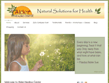 Tablet Screenshot of alderhealingcenter.com